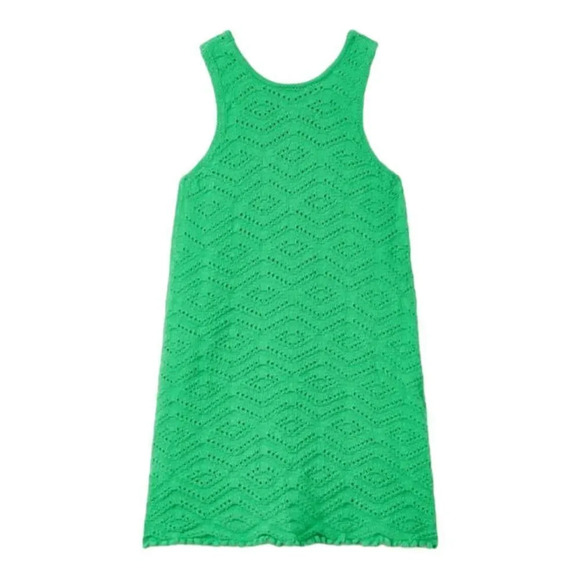 ZARA Kids | Mid-Green | CROCHET DRESS - Picture 3 of 5